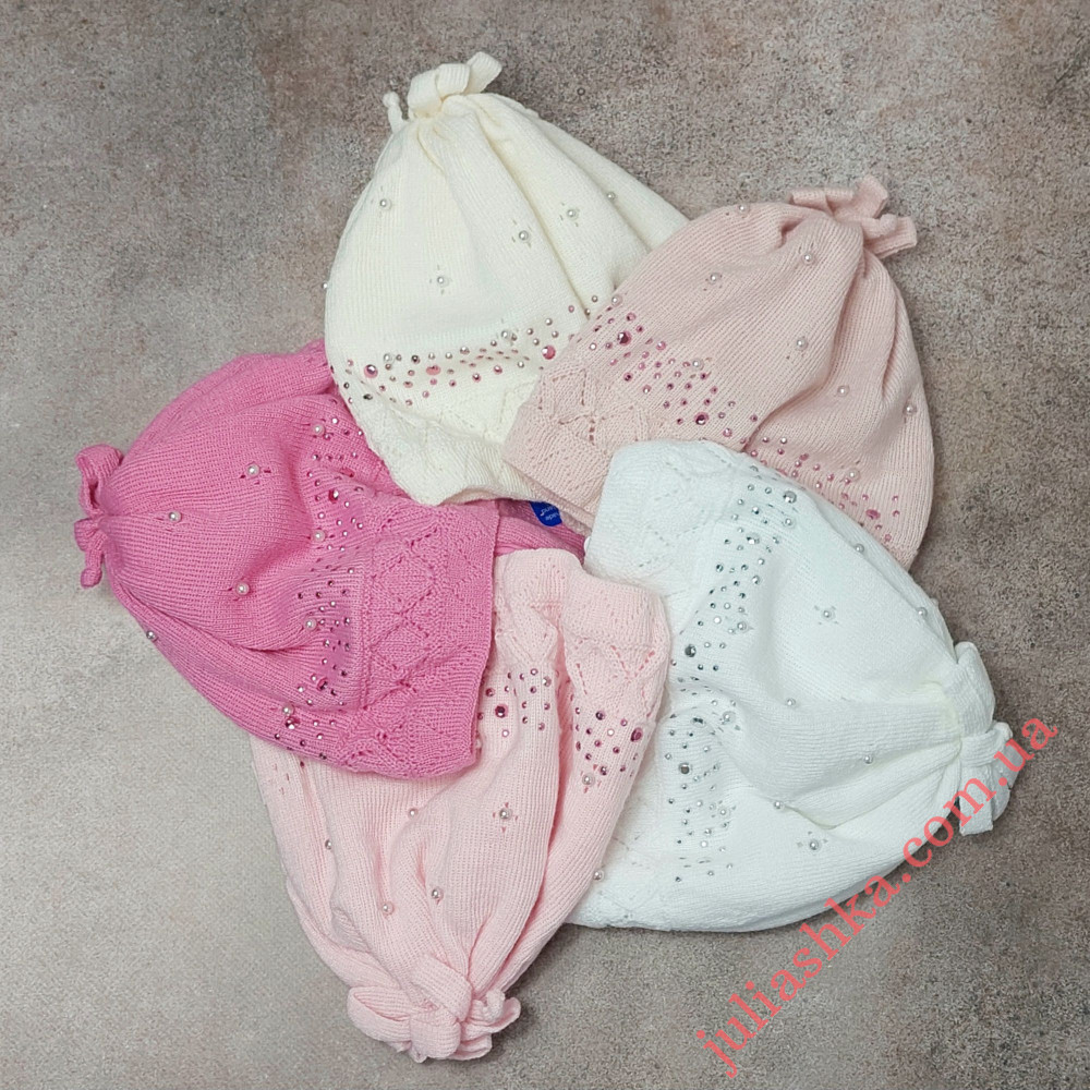 2129 AGBO(44-46р.дитяча в’язана шапка)