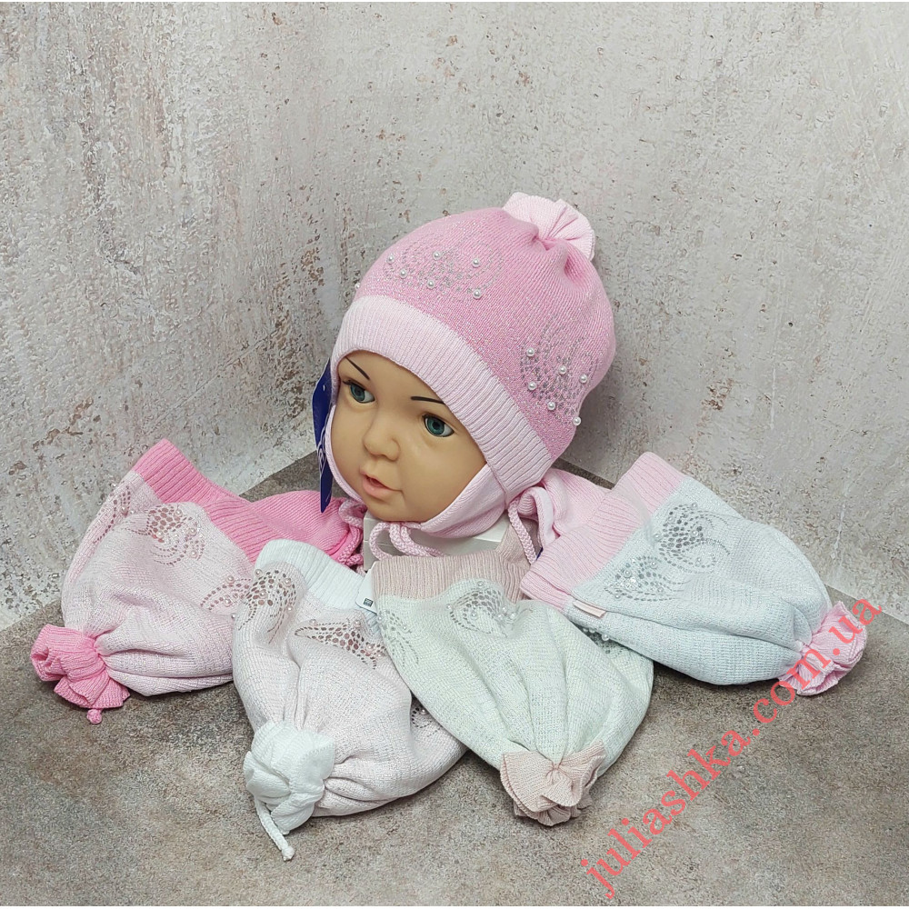 2137 AGBO(44-46р.дитяча в’язана шапка)