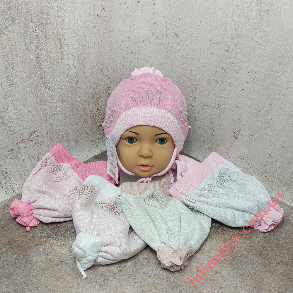 2137 AGBO(44-46р.детская вязаная шапка)