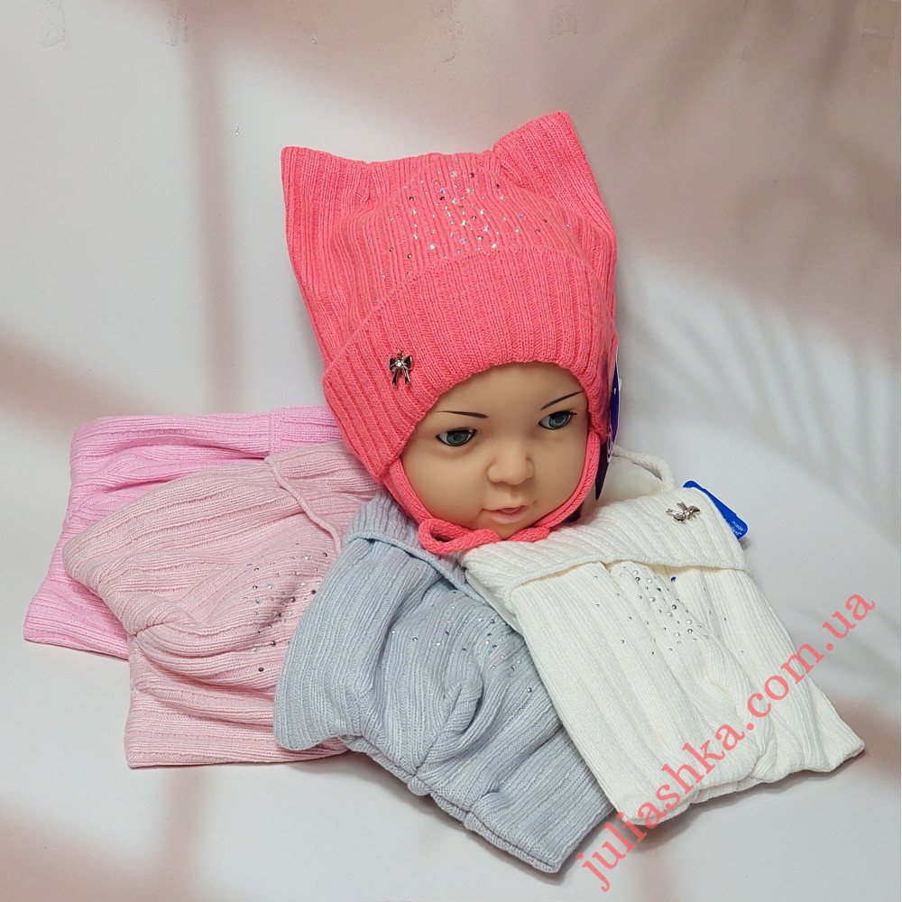 2088 AGBO(48-50р.детская вязаная шапка)