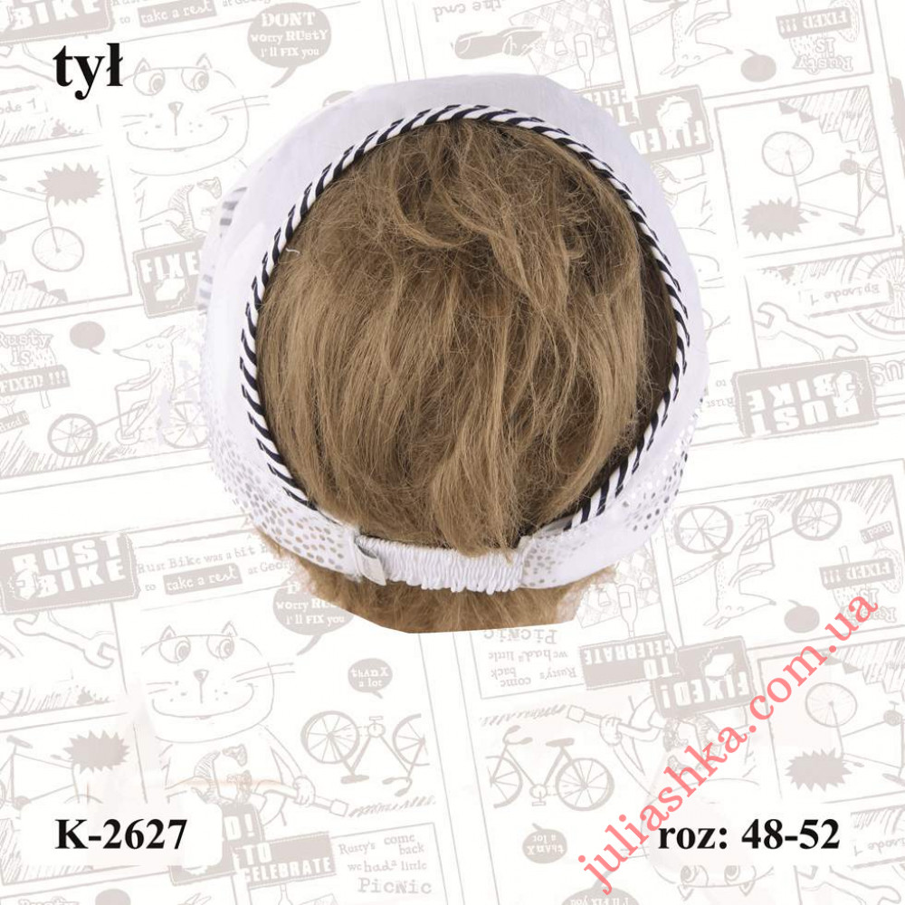 K-2627 MAGROF (48-52р.открытый затылок летняя бейсболка)