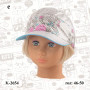 K-2654 MAGROF(46-50р.дитяча бейсболка з відкритою потилицею)
