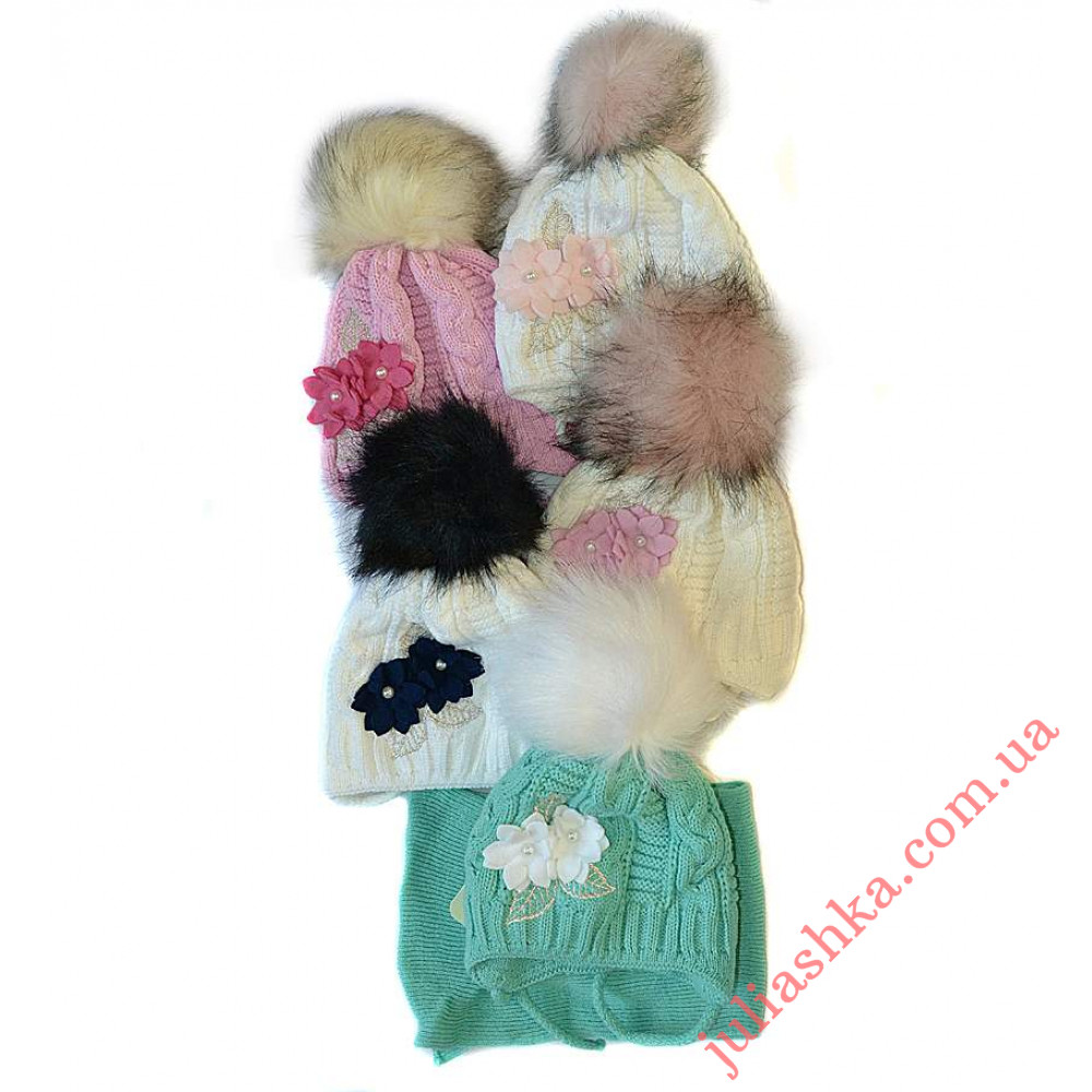 908 AGBO(46-48р.зимний вязаный комплект)