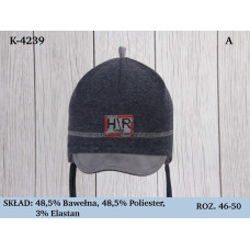 4239 MAGROF(46-50р.тепла трикотажна шапка)