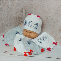 4305 MAGROF (36-42р.трикотажна шапка)