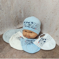 4298 MAGROF (36-42р.трикотажна шапка)