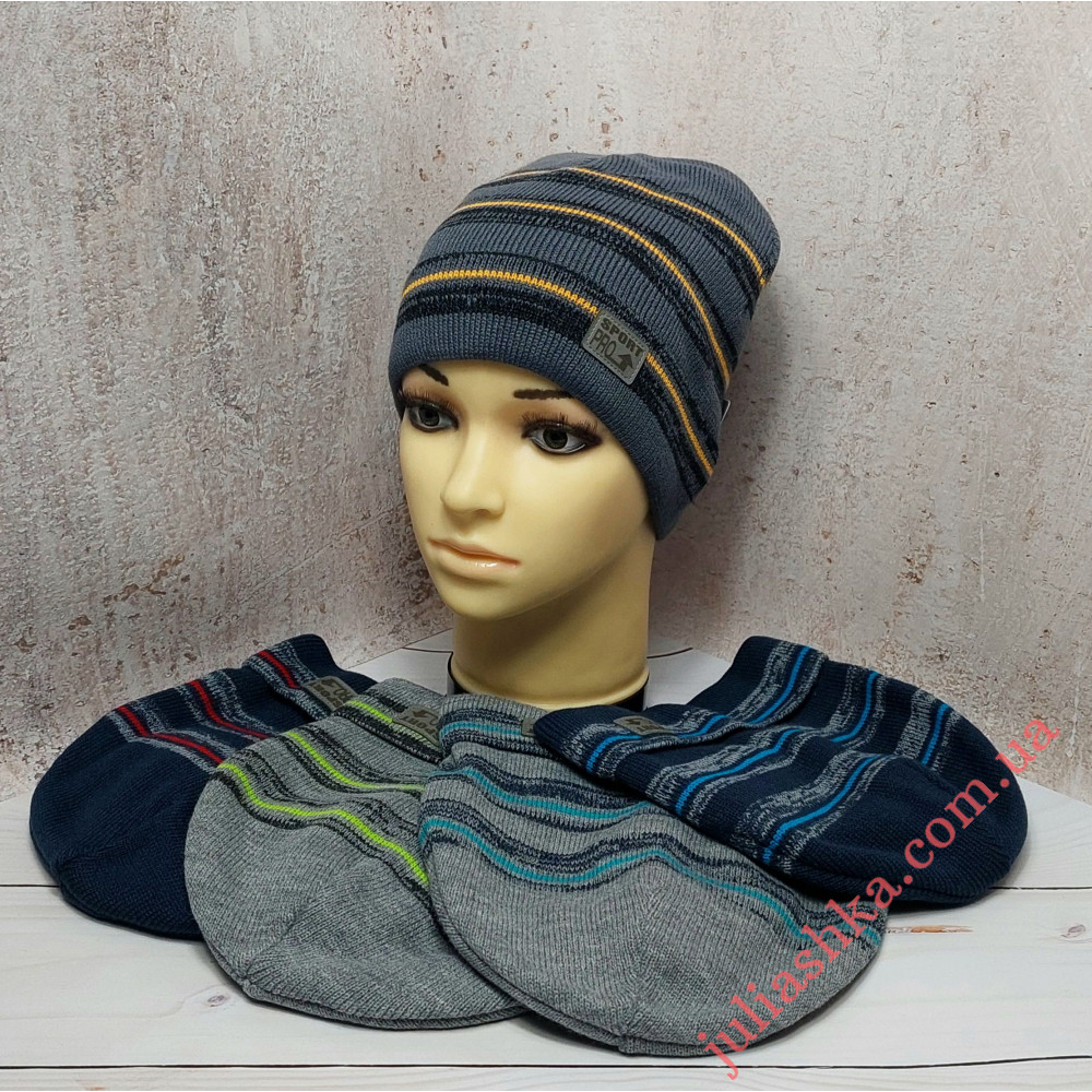 K529-D GRANS(48-50р.детская вязаная шапка)