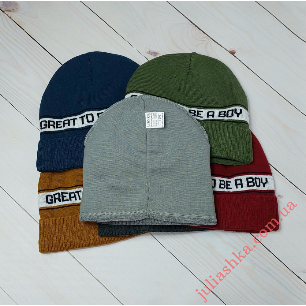 K537-D GRANS(52-54р.дитяча в’язана шапка)