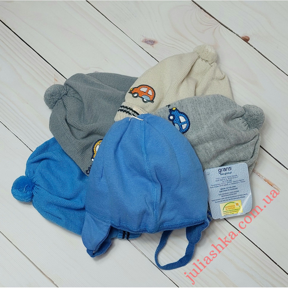 Ku427-D GRANS(42-44р.дитяча в’язана шапка)