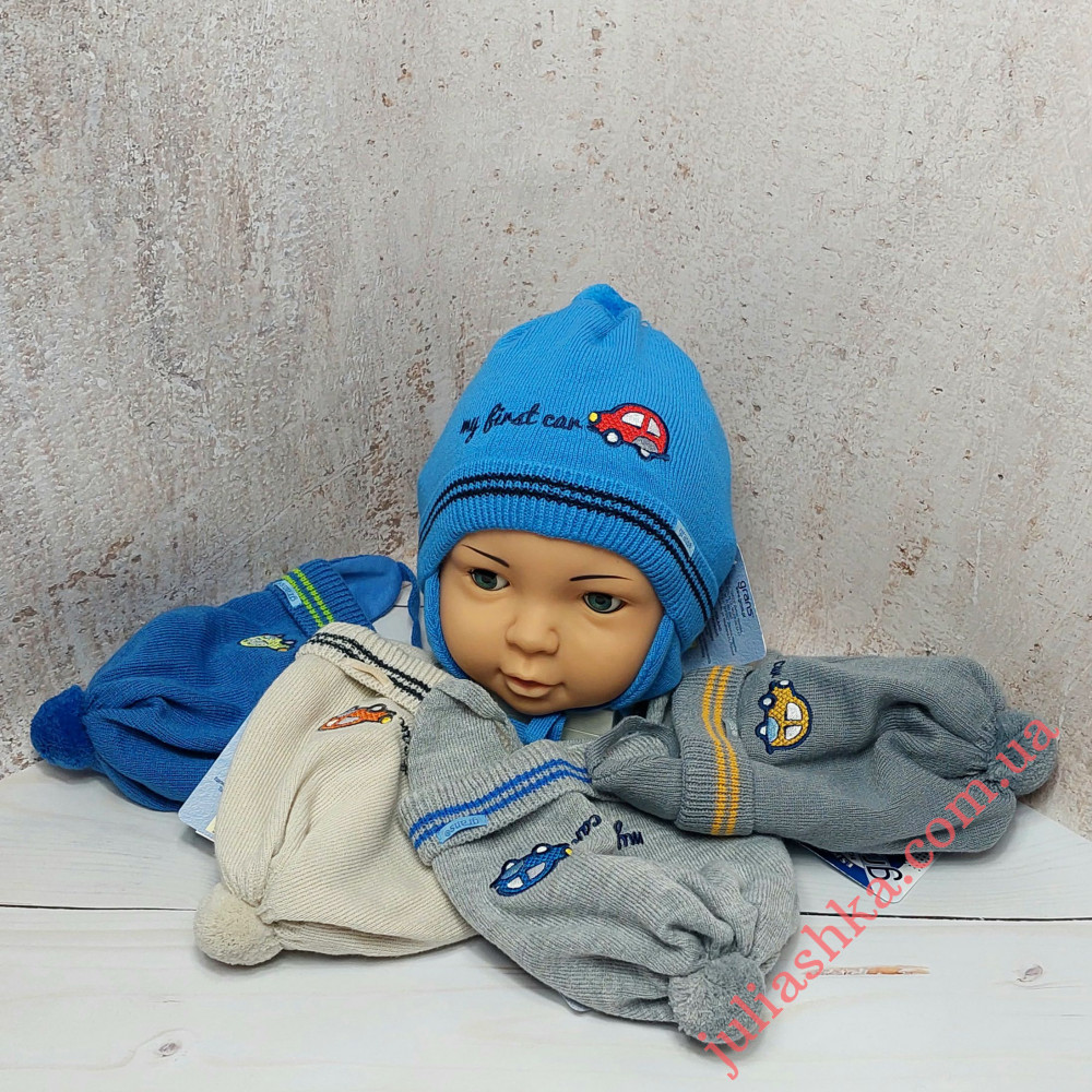 Ku427-D GRANS(42-44р.детская вязаная шапка)