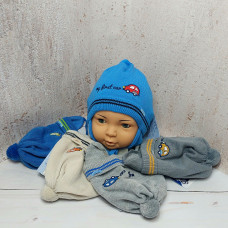 Ku427-D GRANS(42-44р.дитяча в’язана шапка)