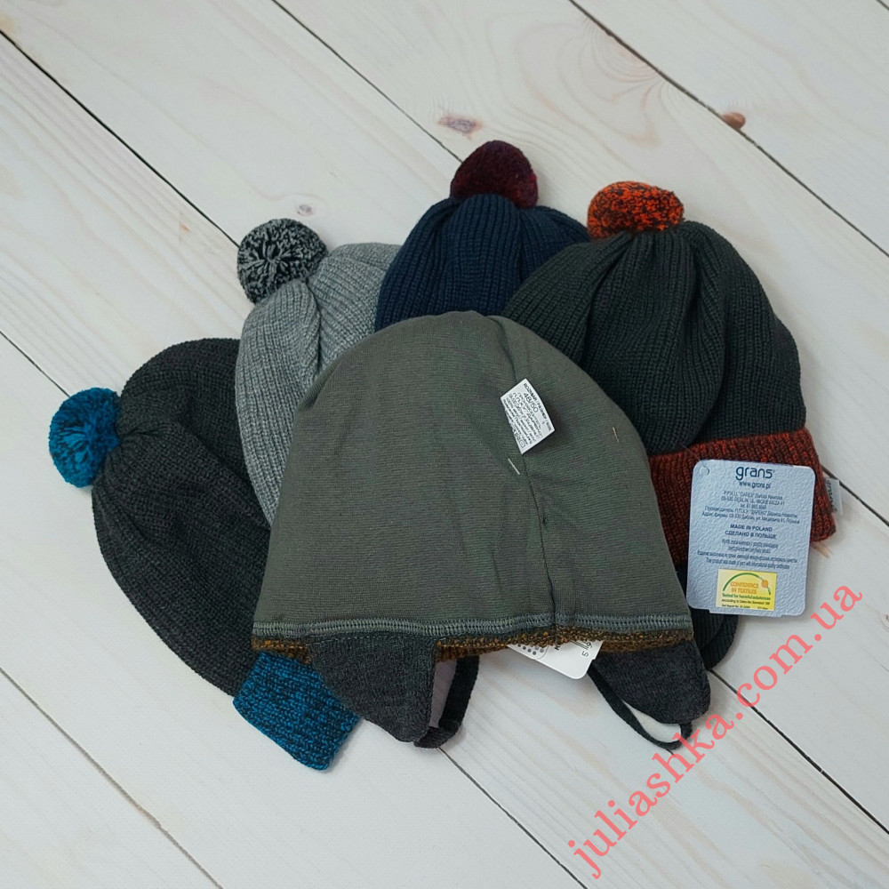 Ku440-D GRANS(48-50р.дитяча в’язана шапка)
