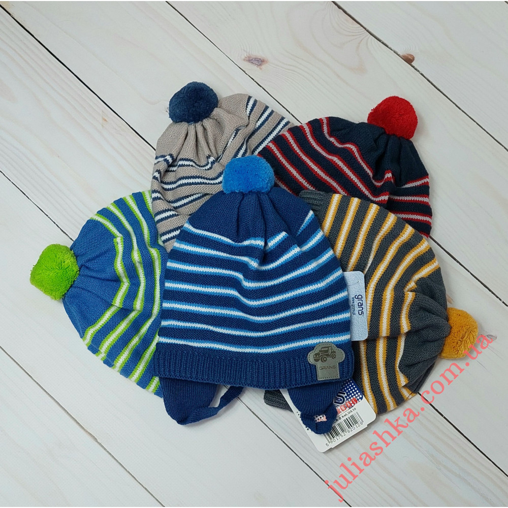 Ku434-D GRANS(44-46р.дитяча в’язана шапка)