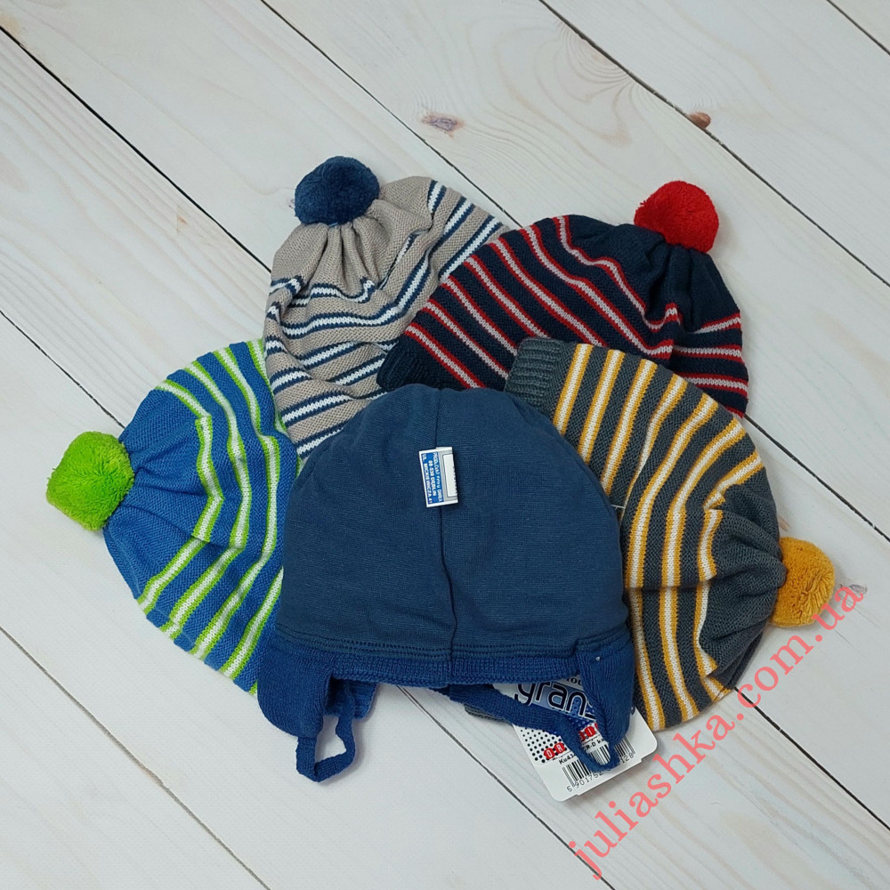 Ku434-D GRANS(44-46р.дитяча в’язана шапка)