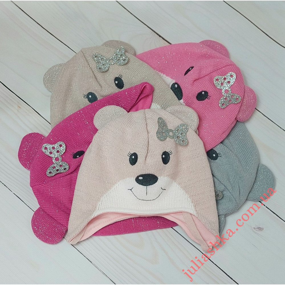 Ku467-D GRANS(46-48р.детская вязаная шапка)