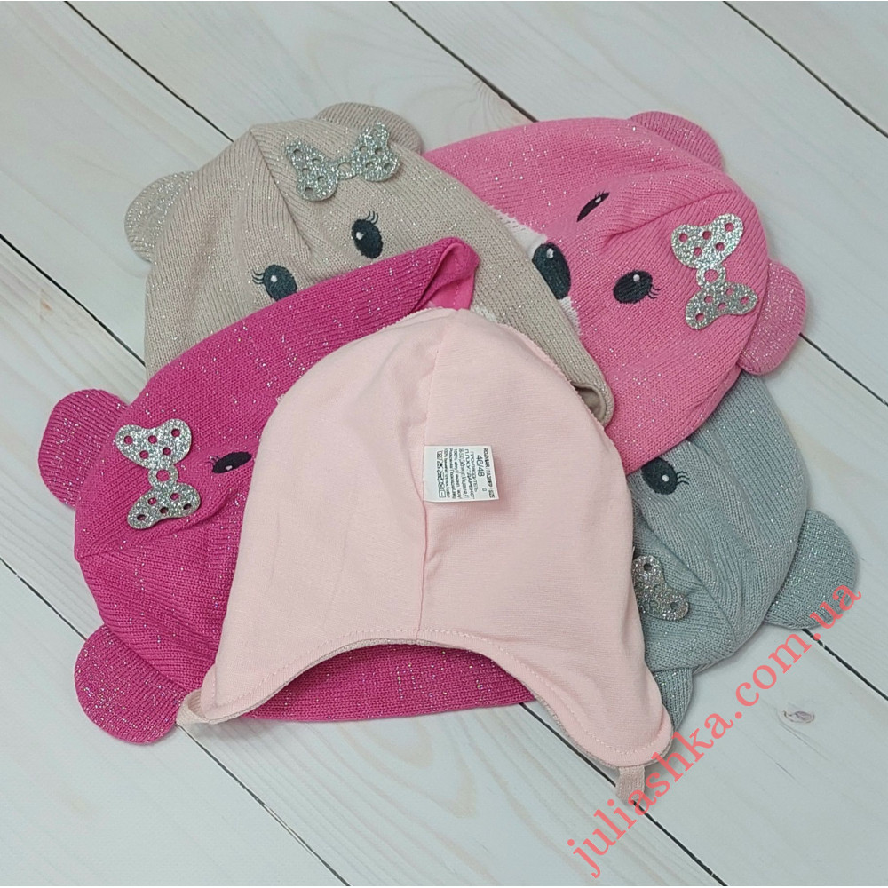 Ku467-D GRANS(46-48р.детская вязаная шапка)