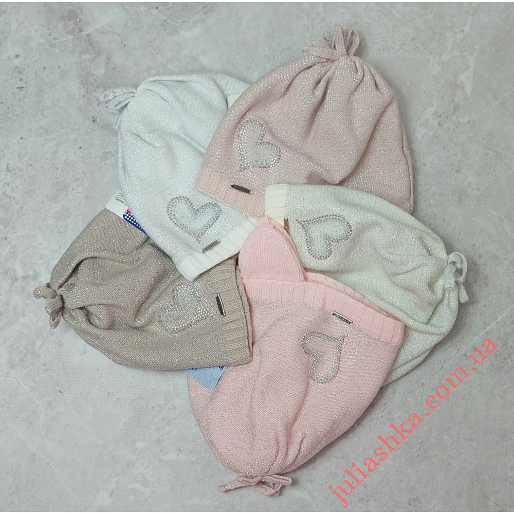 Ku468-D GRANS(46-48р.детская вязаная шапка)