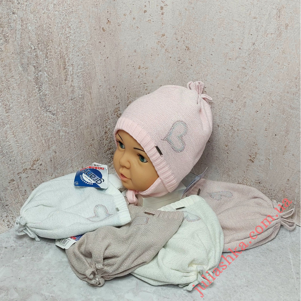 Ku468-D GRANS(46-48р.дитяча в’язана шапка)