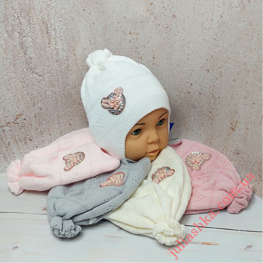 2818 AGBO(44-46р.детская вязаная шапка)