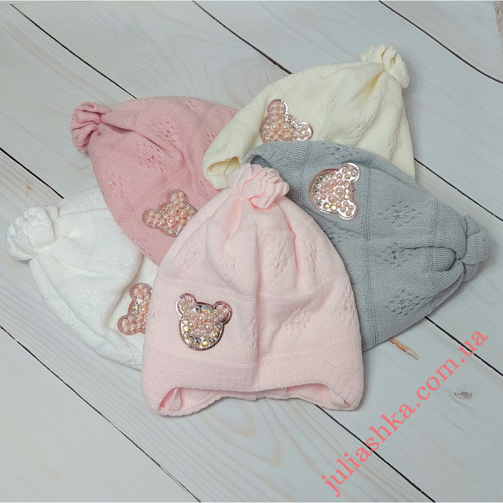 2818 AGBO(44-46р.дитяча в’язана шапка)