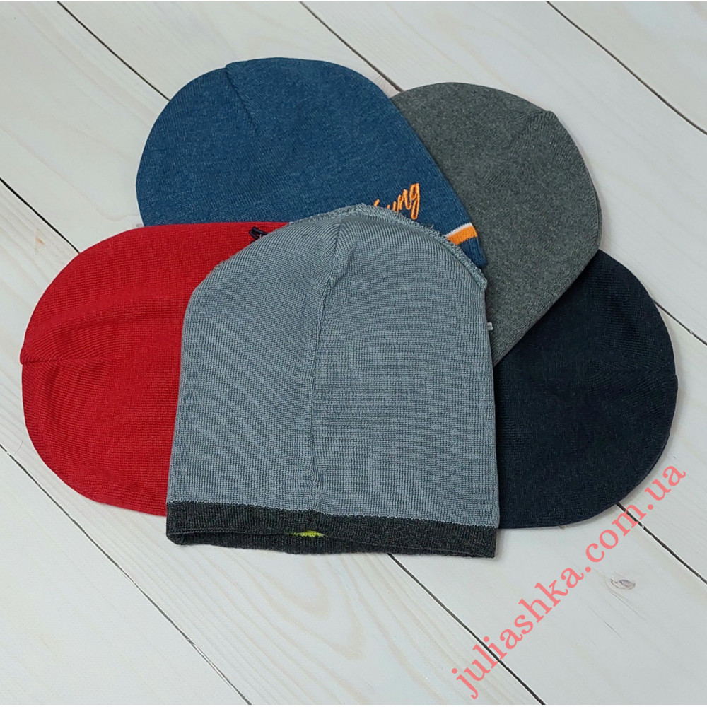 2805 AGBO(46-48р.детская вязаная шапка)