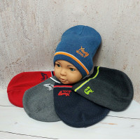 2805 AGBO(46-48р.детская вязаная шапка)