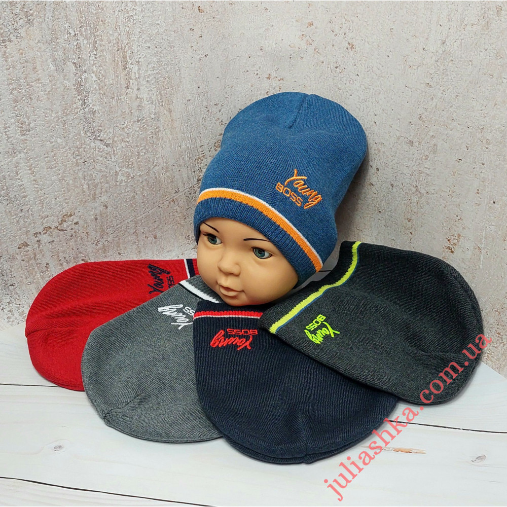 2805 AGBO(46-48р.дитяча в’язана шапка)