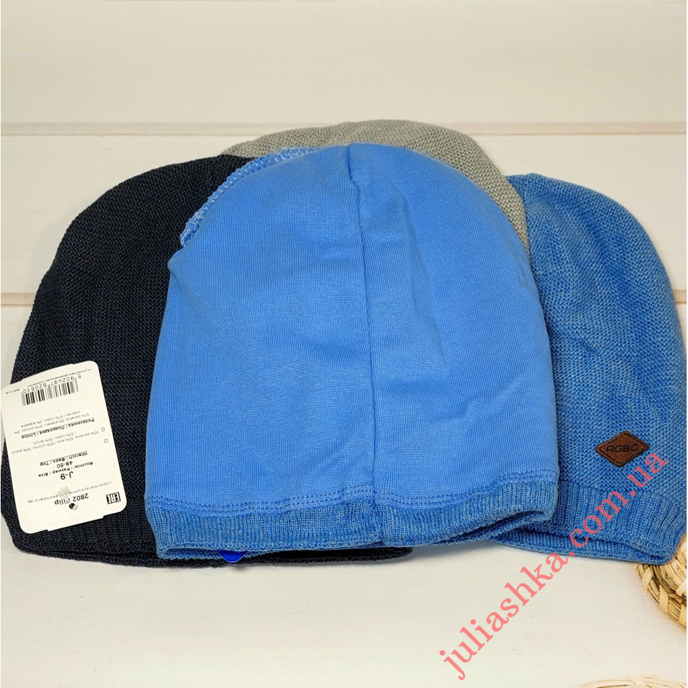 2802 AGBO(48-50р.детская вязаная шапка)