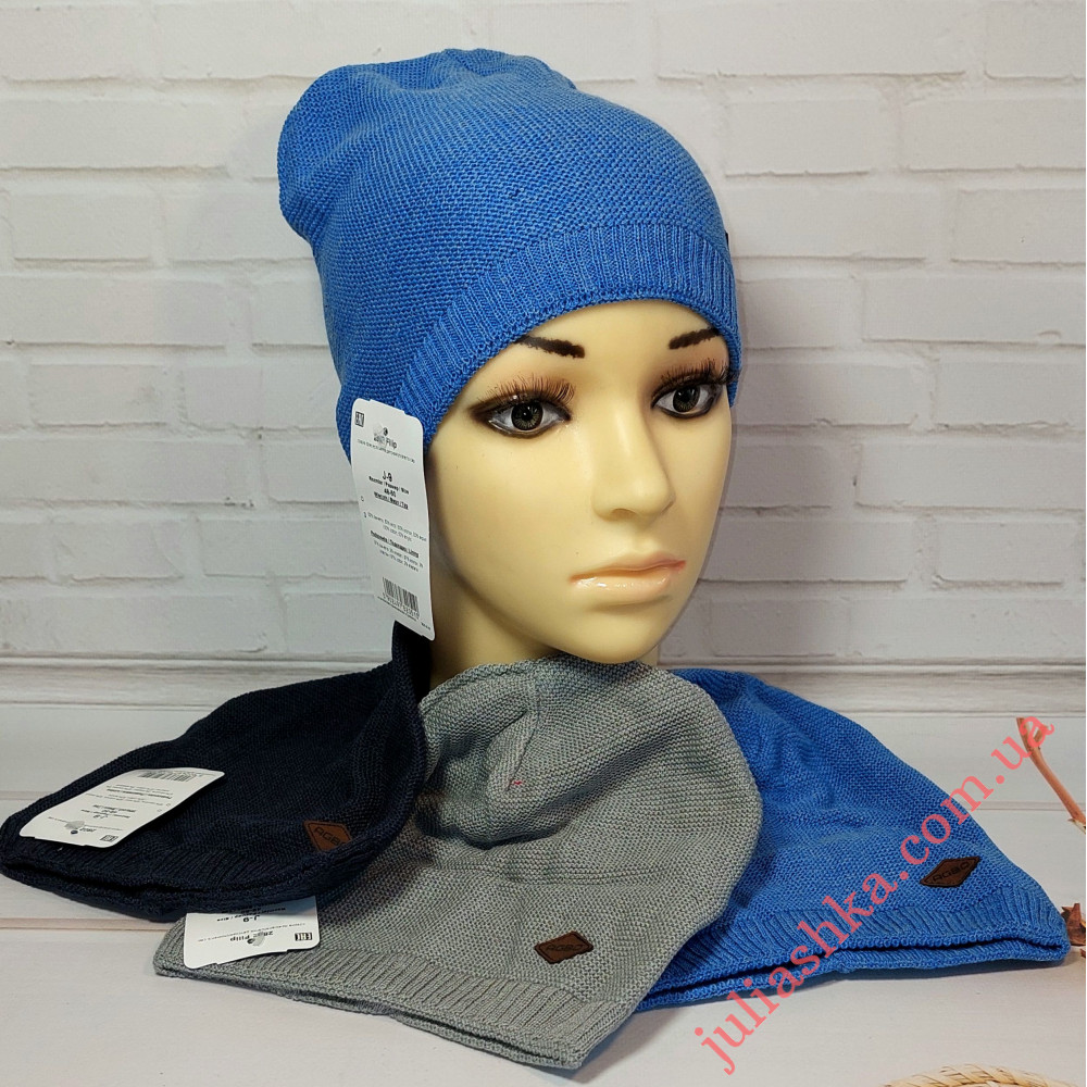 2802 AGBO(48-50р.дитяча в’язана шапка)