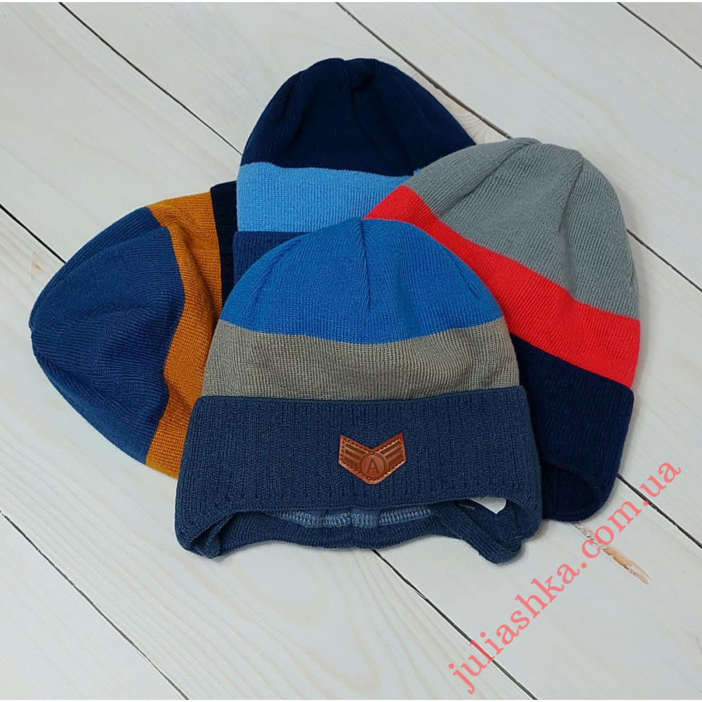 2801 AGBO(46-48р.детская вязаная шапка)