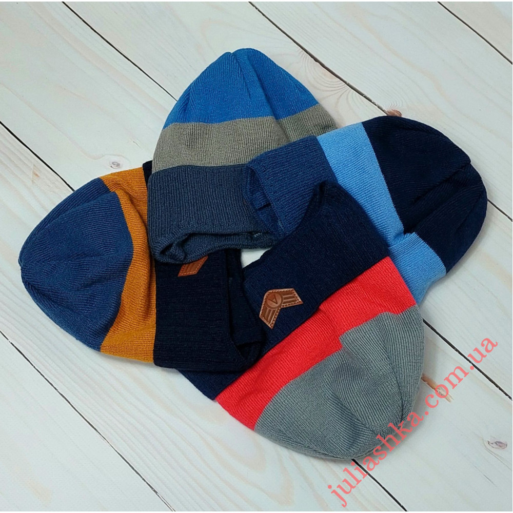 2801 AGBO(46-48р.дитяча в’язана шапка)