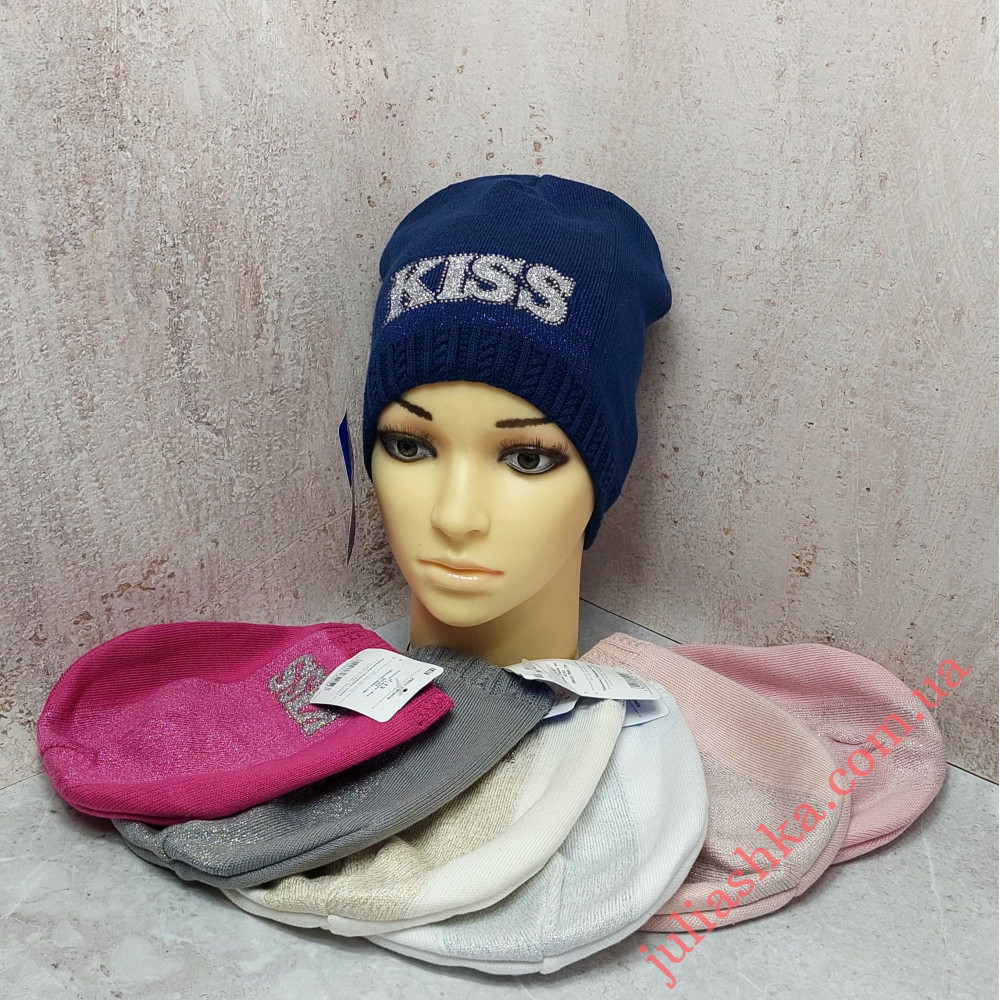 2803 AGBO(50-52р.детская вязаная шапка)