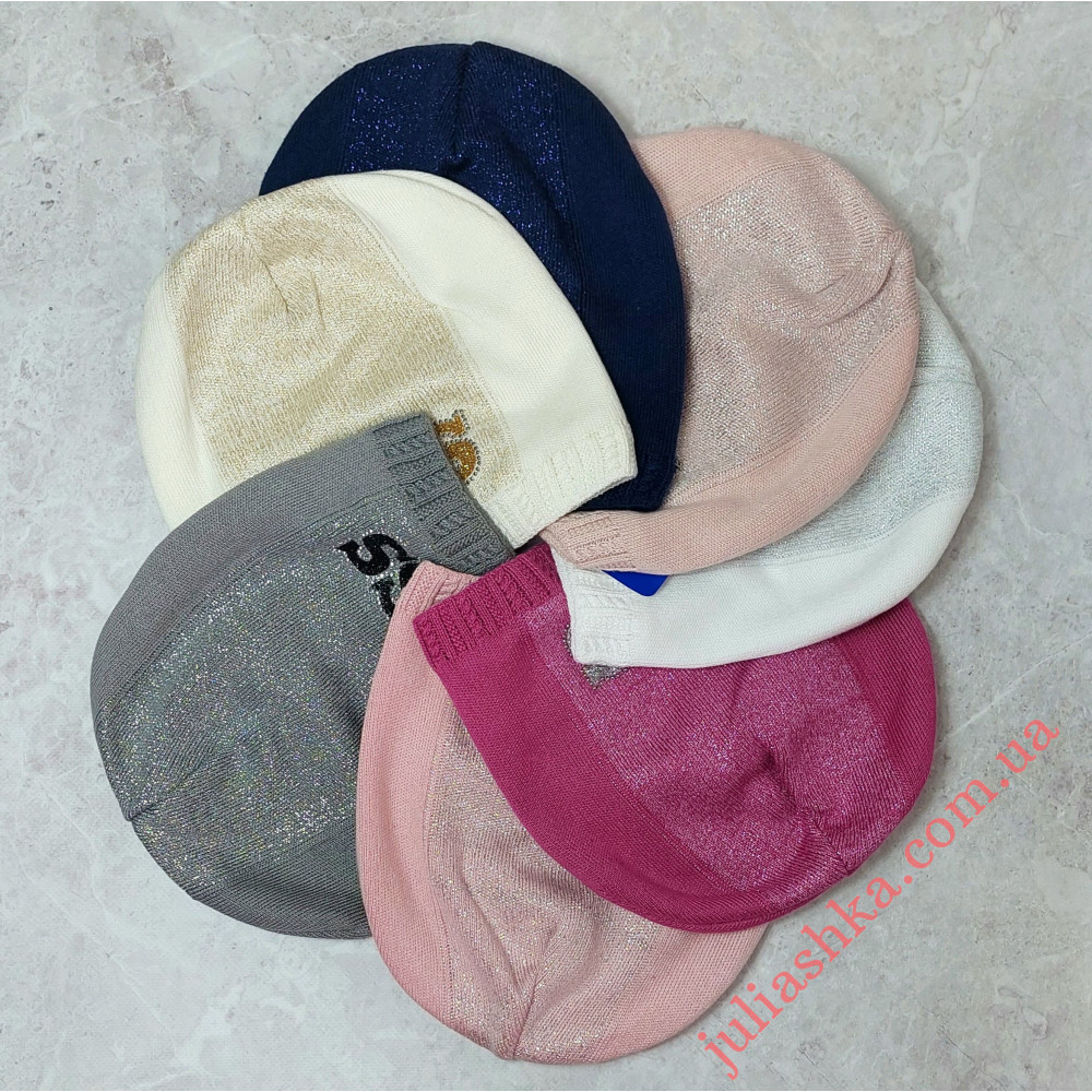 2803 AGBO(50-52р.детская вязаная шапка)