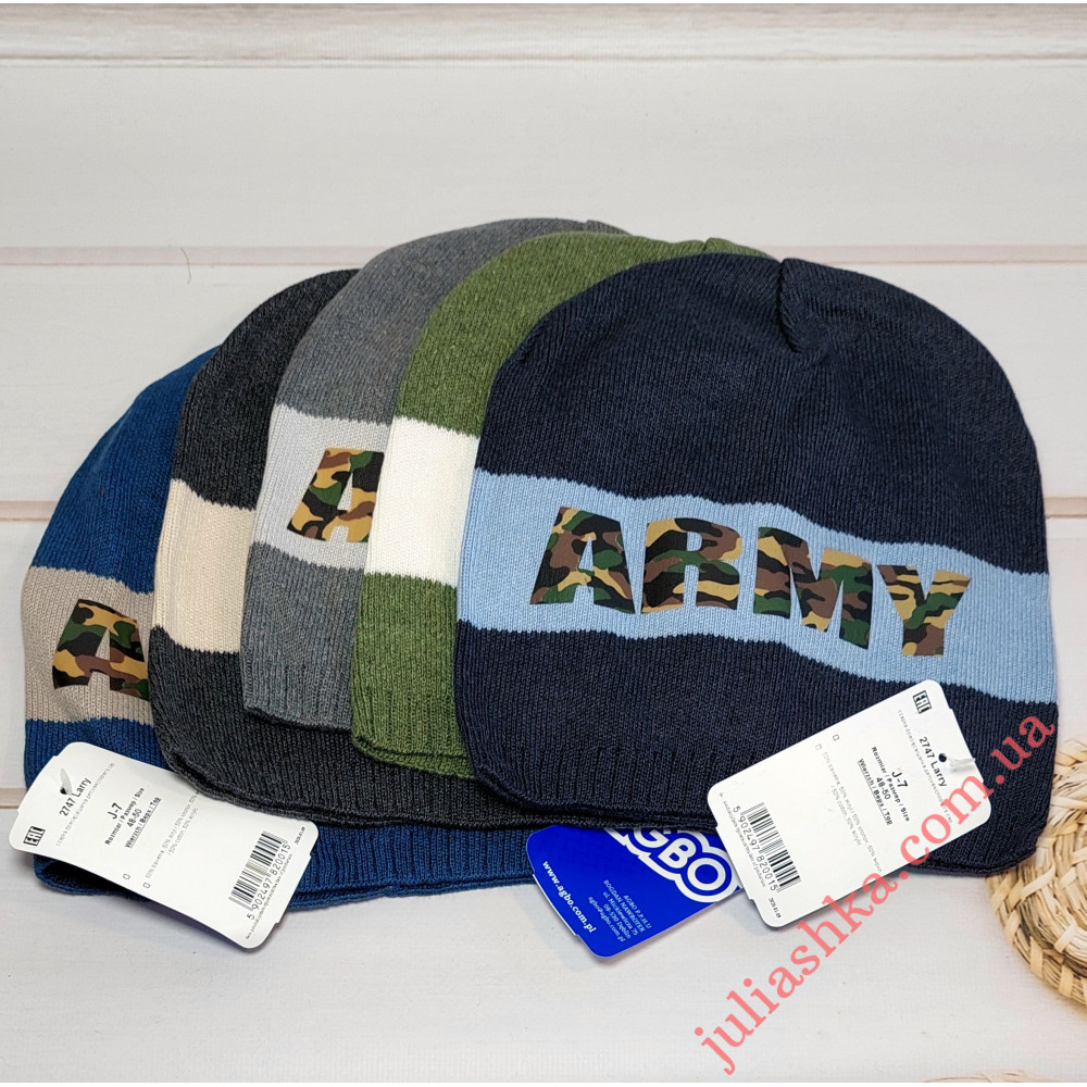 2747 AGBO(48-50р.детская вязаная шапка)