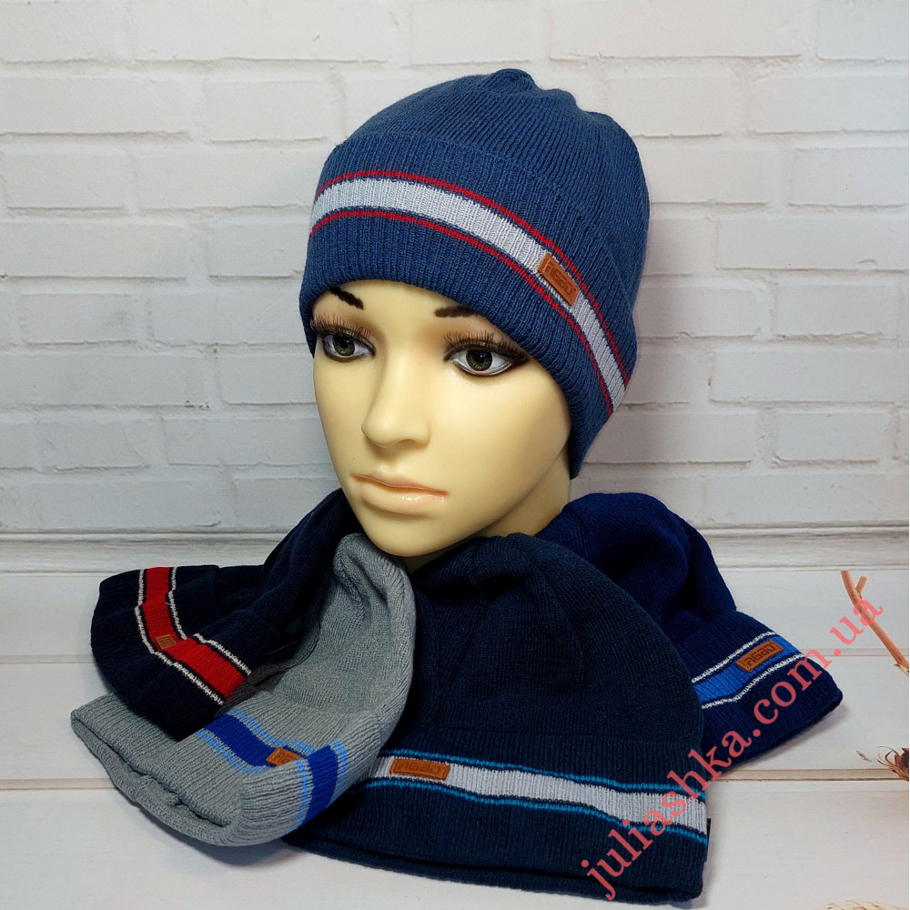 2737 AGBO(48-50р.детская вязаная шапка)