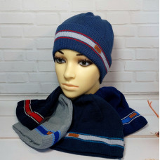 2737 AGBO(48-50р.дитяча в’язана шапка) 2737 AGBO(48-50р.дитяча в’язана шапка)