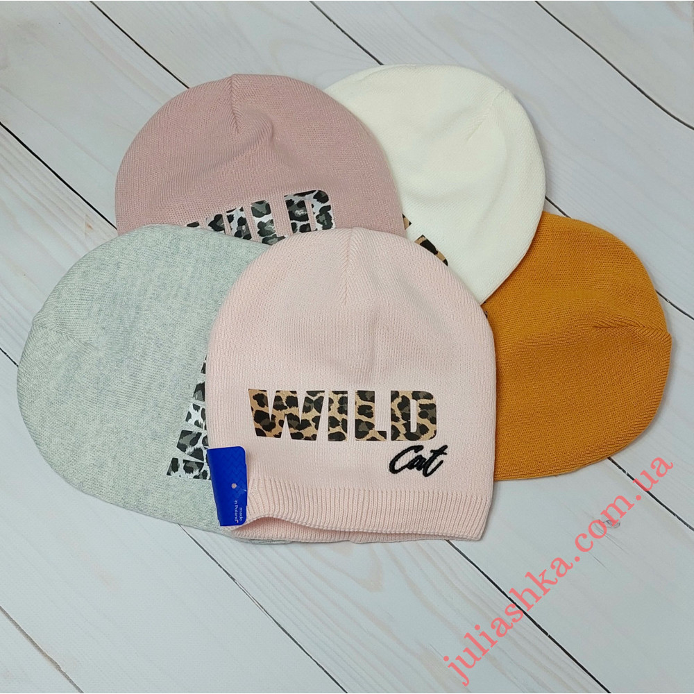 2762 AGBO(46-48р.детская вязаная шапка)