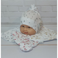 4252 MAGROF (36-42р.трикотажна шапка)