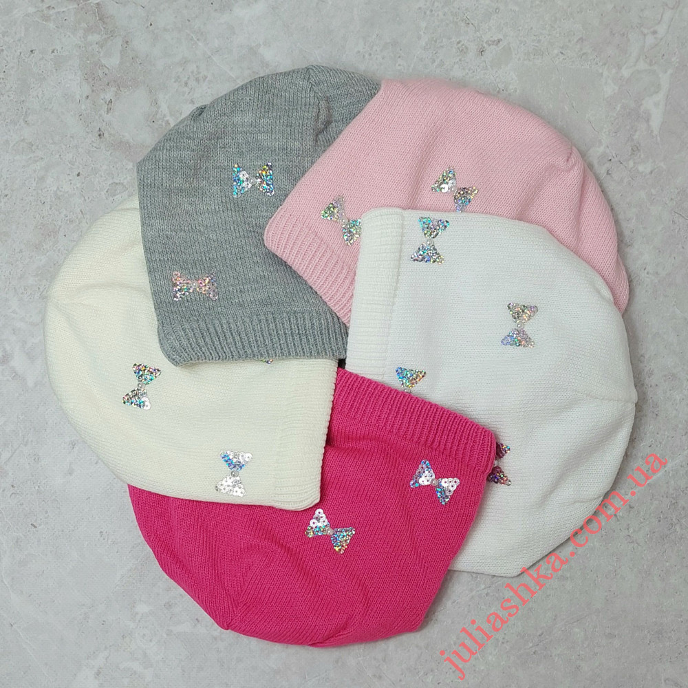 K544-D GRANS(48-50р.детская вязаная шапка)