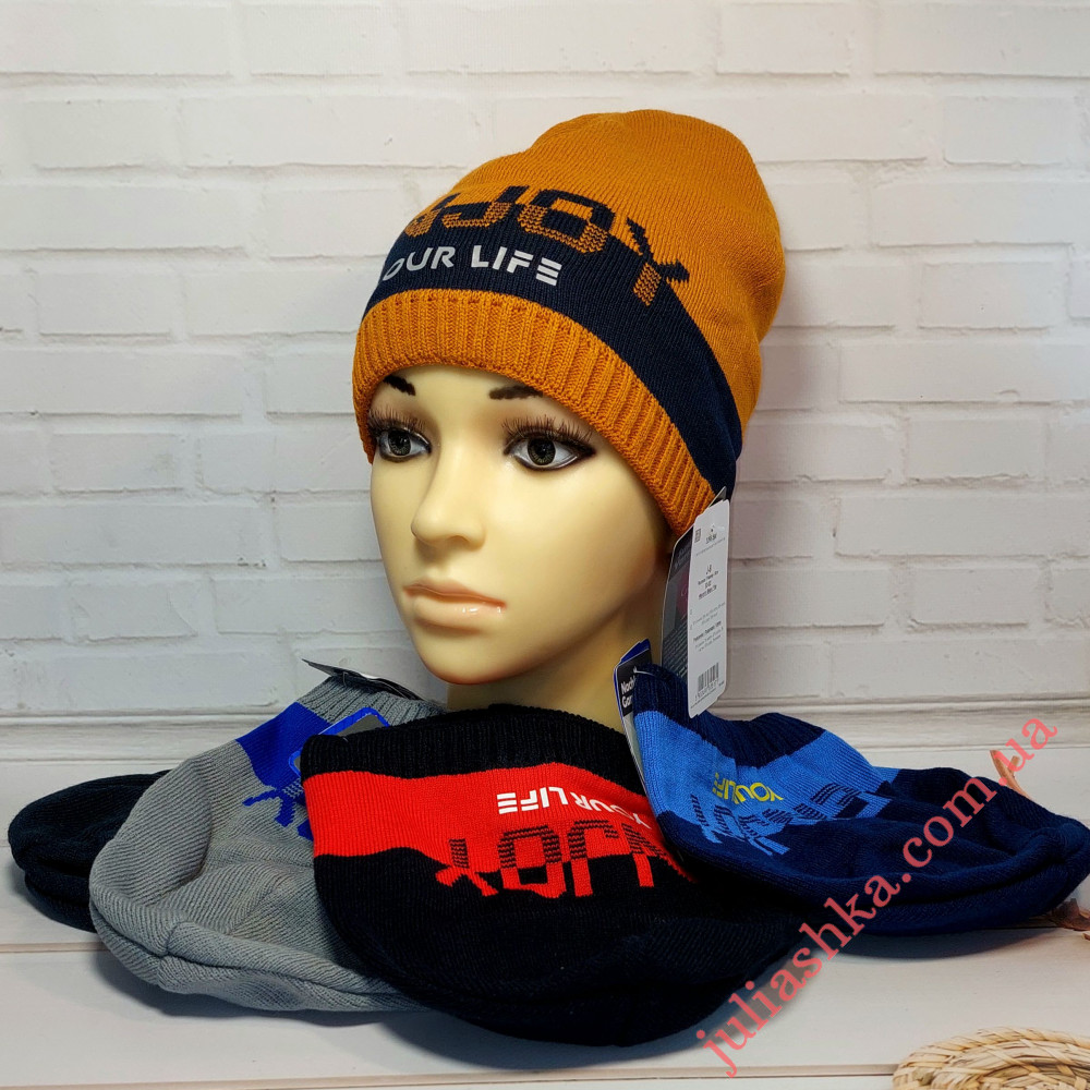 3266 AGBO (50-52р.детская вязаная шапка)