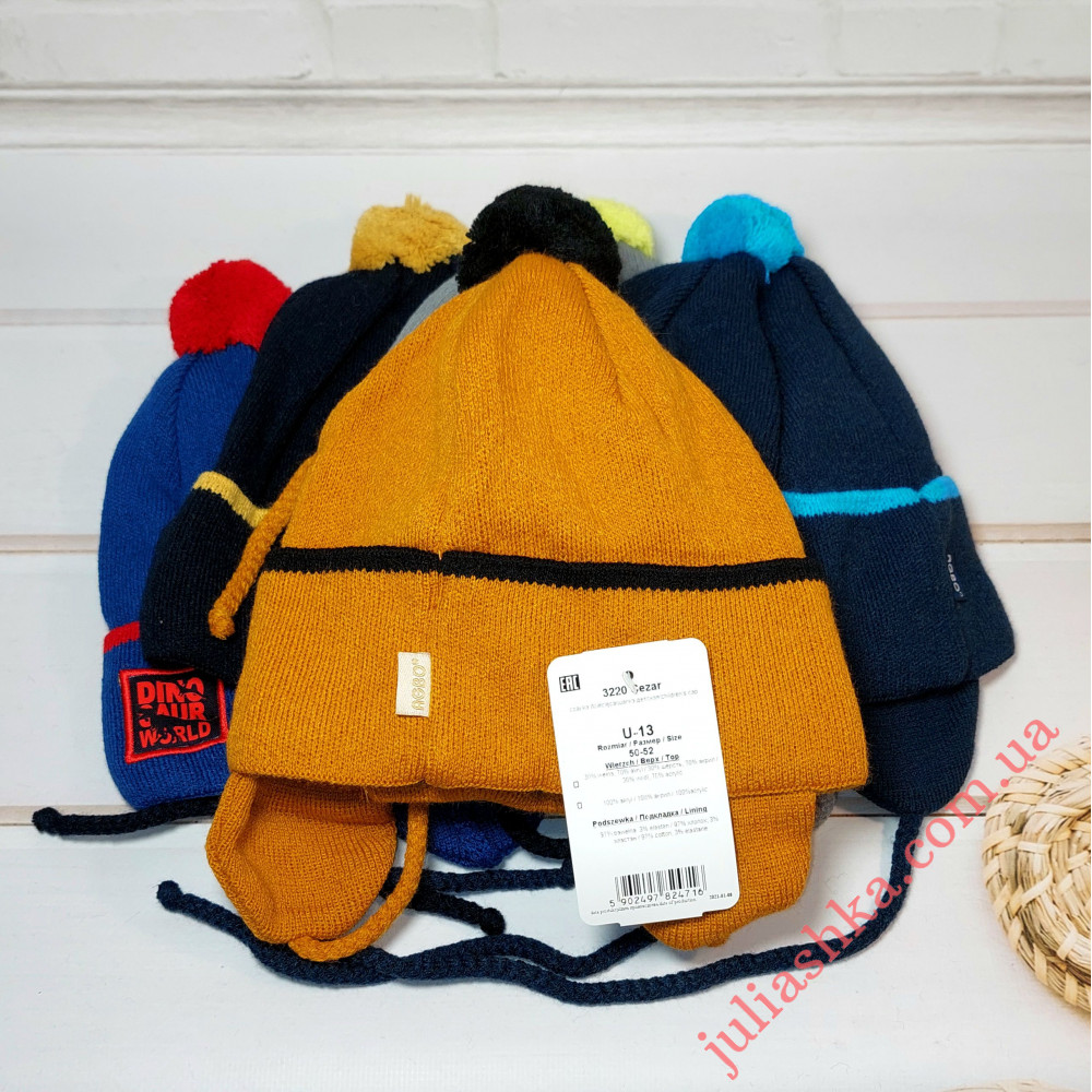 3220 AGBO (50-52р.детская вязаная шапка)