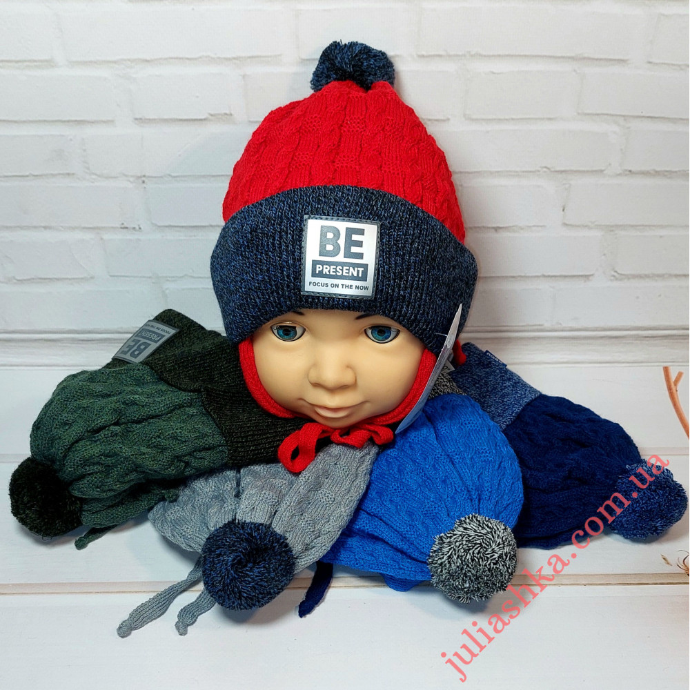 3184 AGBO (50-52р.детская вязаная шапка)