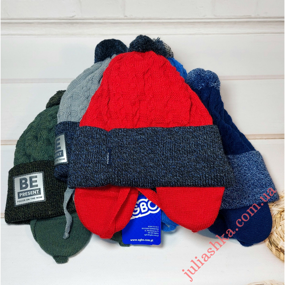 3184 AGBO (50-52р.детская вязаная шапка)