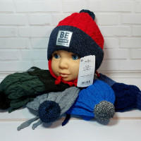 3184 AGBO (50-52р.детская вязаная шапка) 3184 AGBO (50-52р.детская вязаная шапка)