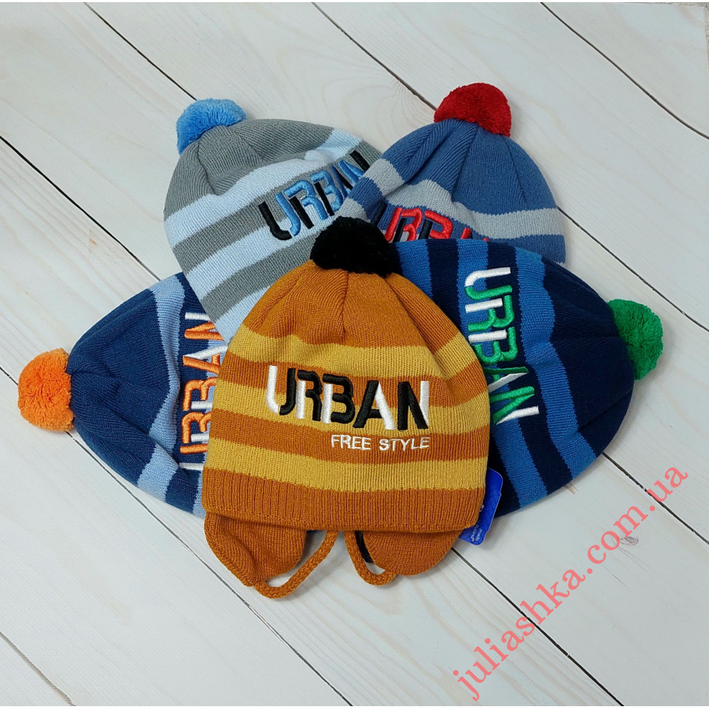 3338 AGBO (46-48р.детская вязаная шапка)