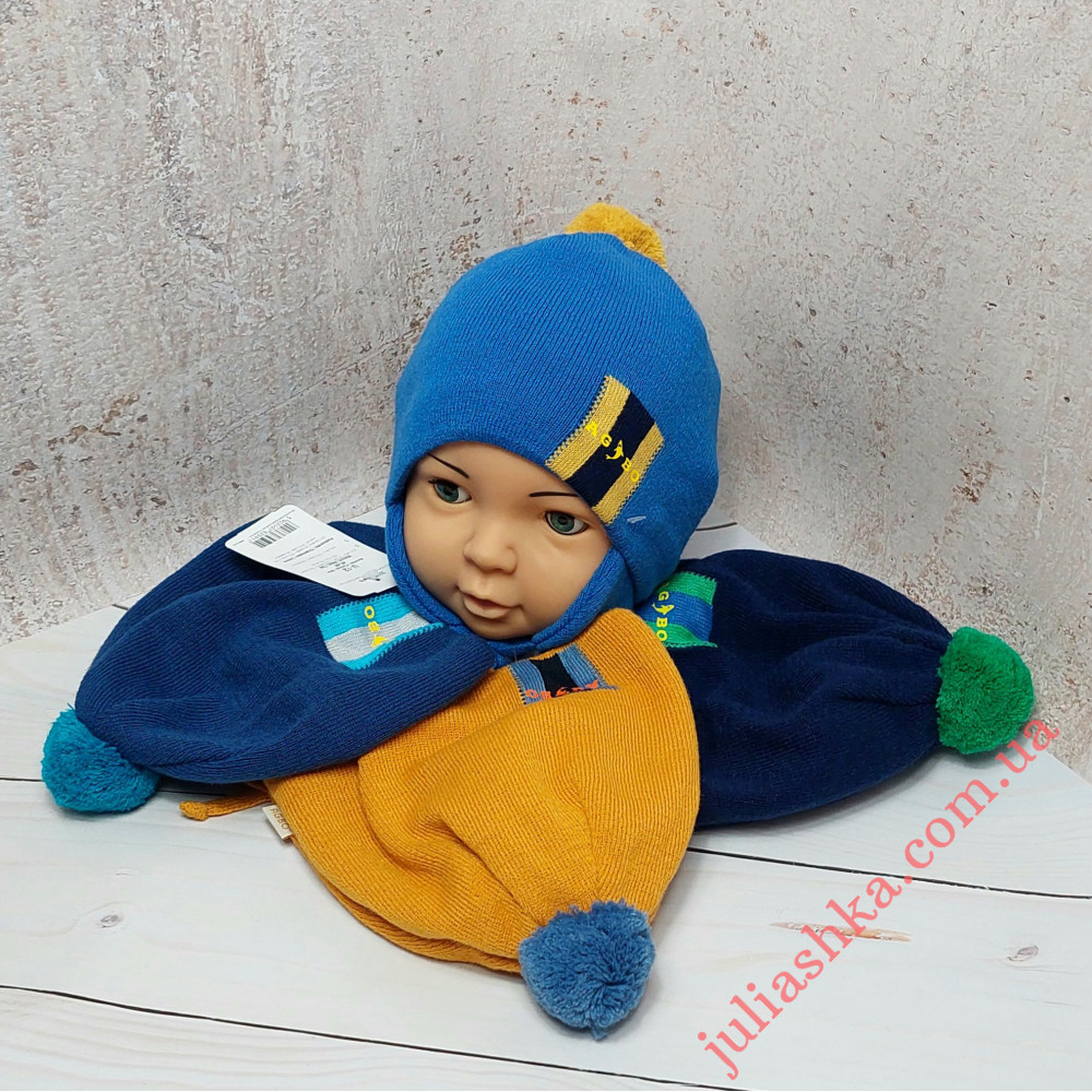 3339 AGBO(46-48р.дитяча в’язана шапка)