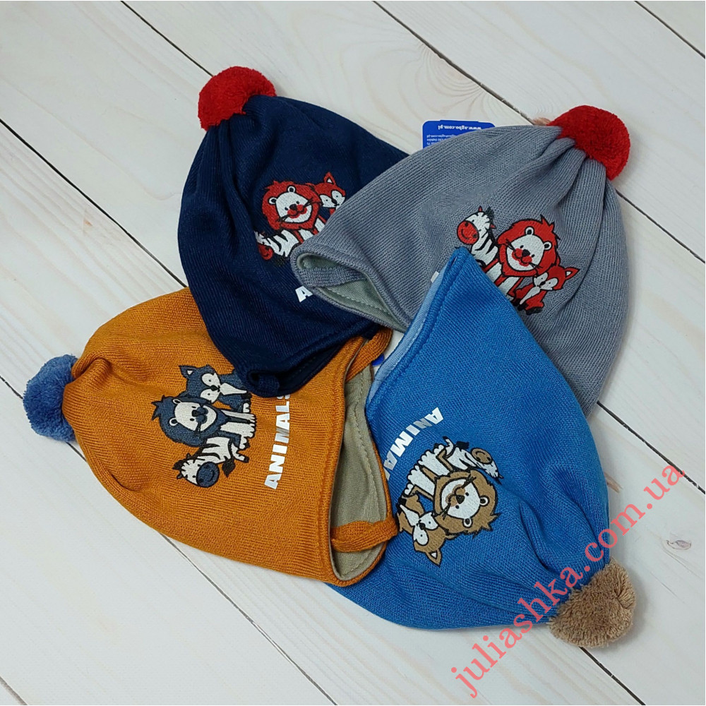 3242 AGBO(44-46р.дитяча в’язана шапка)