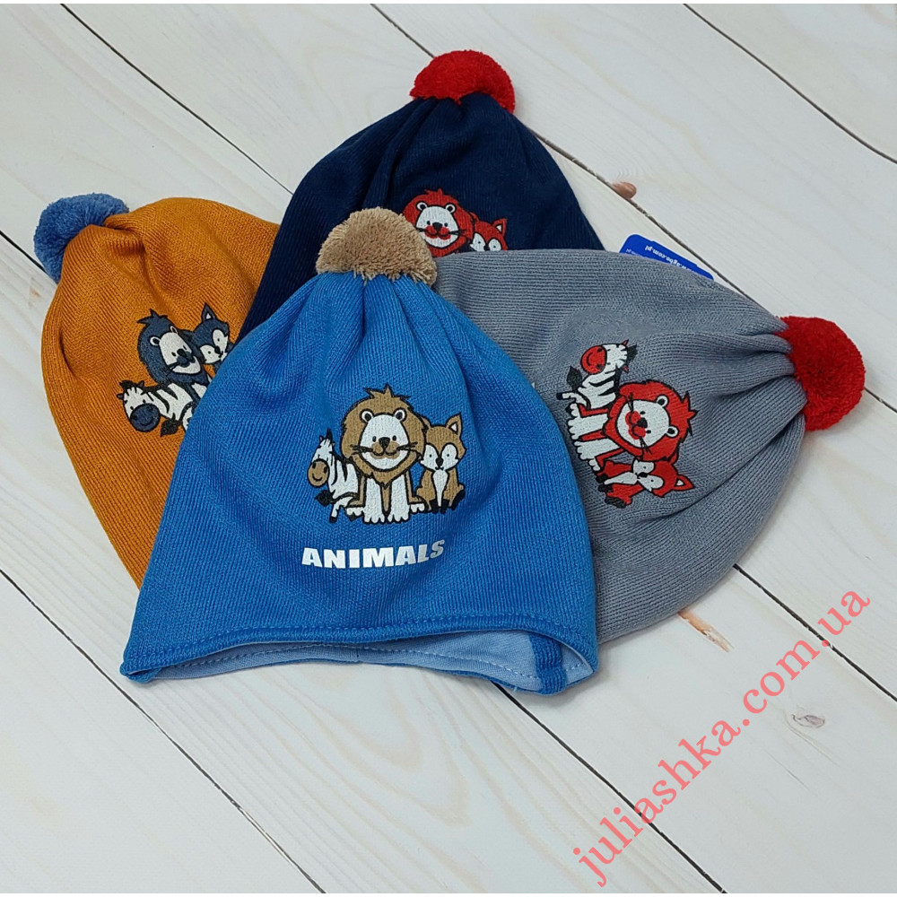 3242 AGBO (44-46р.детская вязаная шапка)