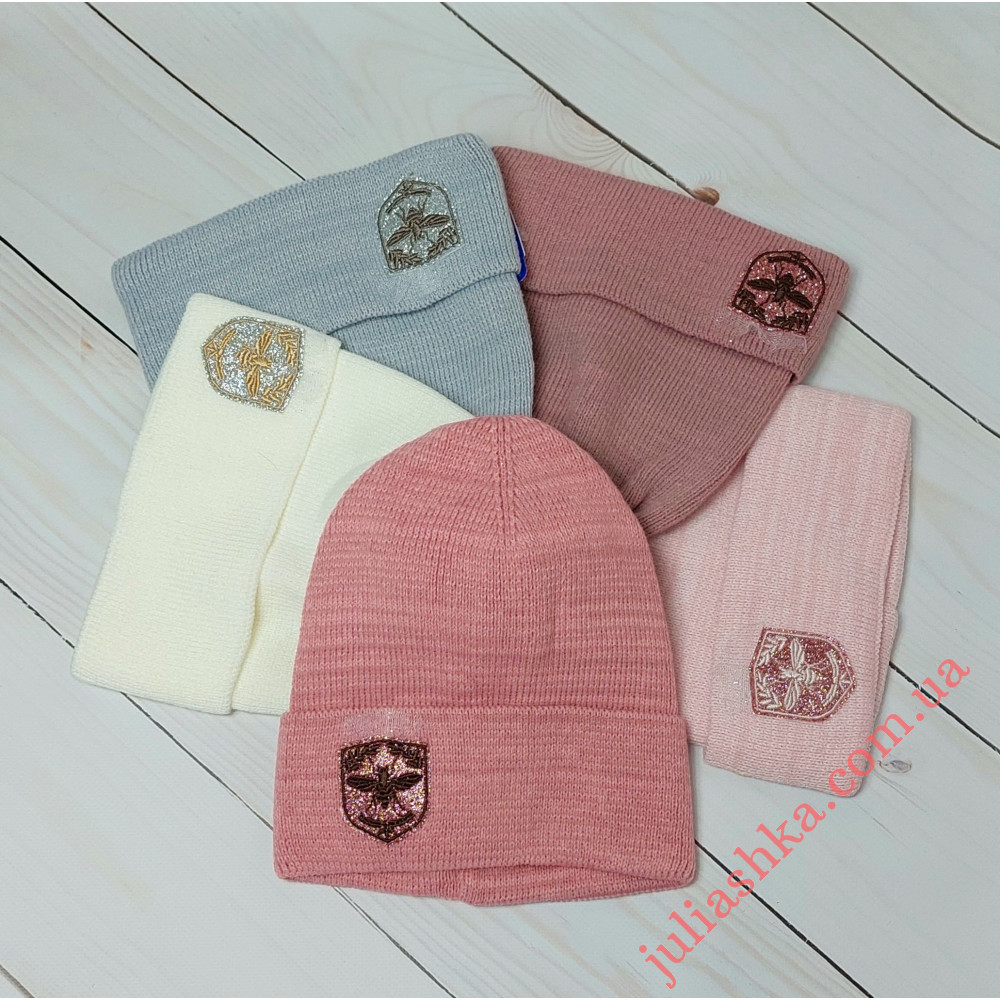 3331 AGBO (50-52р.детская вязаная шапка)