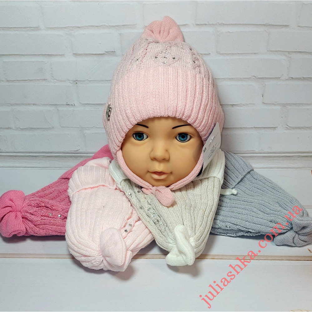 3191 AGBO (48-50р.детская вязаная шапка)